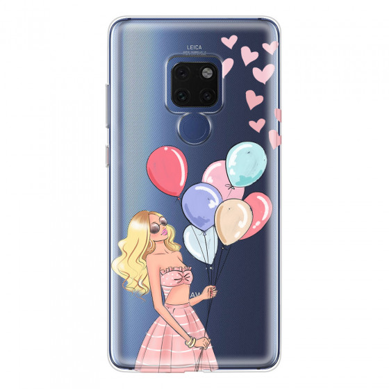 HUAWEI - Mate 20 - Soft Clear Case - Balloon Party