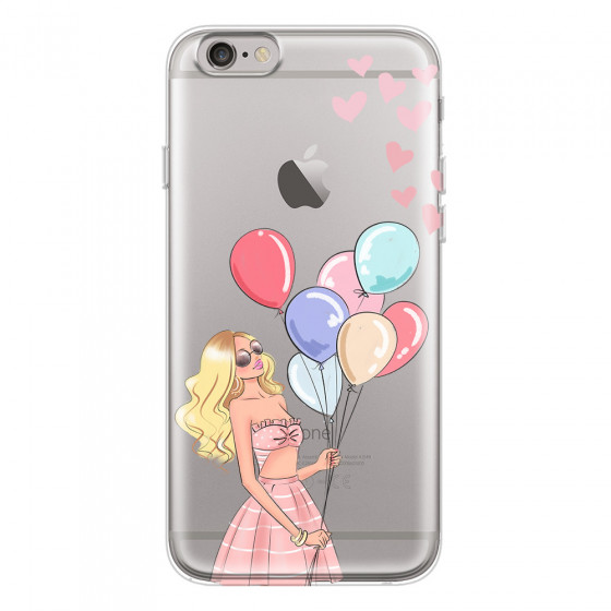APPLE - iPhone 6S Plus - Soft Clear Case - Balloon Party