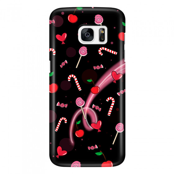 SAMSUNG - Galaxy S7 Edge - 3D Snap Case - Candy Black