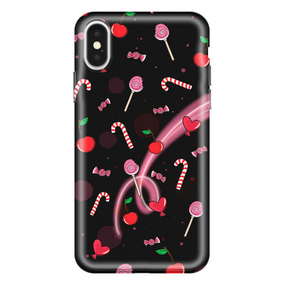 APPLE - iPhone X - Soft Clear Case - Candy Black