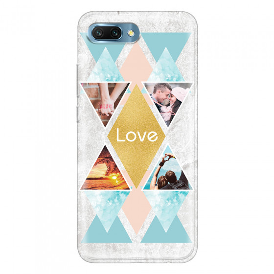 HONOR - Honor 10 - Soft Clear Case - Triangle Love Photo