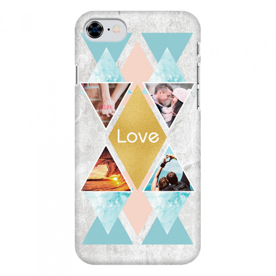 APPLE - iPhone 8 - 3D Snap Case - Triangle Love Photo