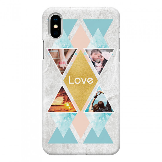 APPLE - iPhone X - 3D Snap Case - Triangle Love Photo