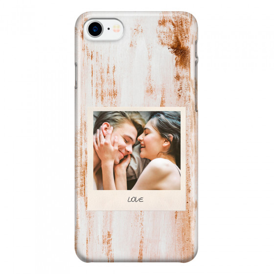 APPLE - iPhone 7 - 3D Snap Case - Wooden Polaroid