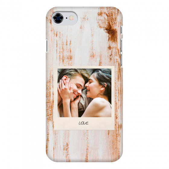 APPLE - iPhone 8 - 3D Snap Case - Wooden Polaroid
