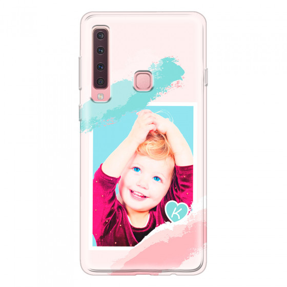 SAMSUNG - Galaxy A9 2018 - Soft Clear Case - Kids Initial Photo