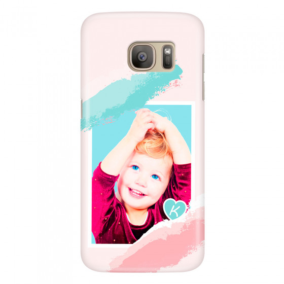 SAMSUNG - Galaxy S7 - 3D Snap Case - Kids Initial Photo