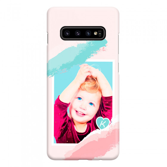 SAMSUNG - Galaxy S10 - 3D Snap Case - Kids Initial Photo
