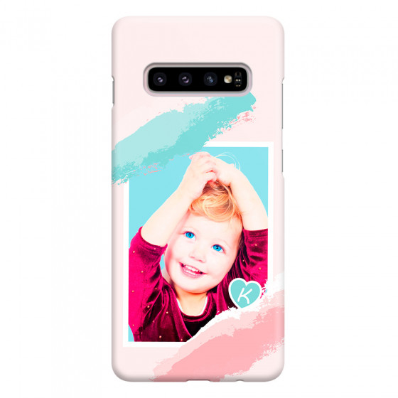 SAMSUNG - Galaxy S10 Plus - 3D Snap Case - Kids Initial Photo