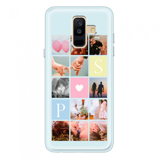 SAMSUNG - Galaxy A6 Plus - Soft Clear Case - Insta Love Photo Linked
