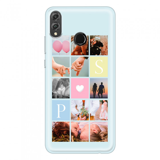HONOR - Honor 8X - Soft Clear Case - Insta Love Photo Linked