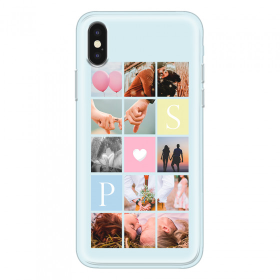 APPLE - iPhone XS Max - Soft Clear Case - Insta Love Photo Linked