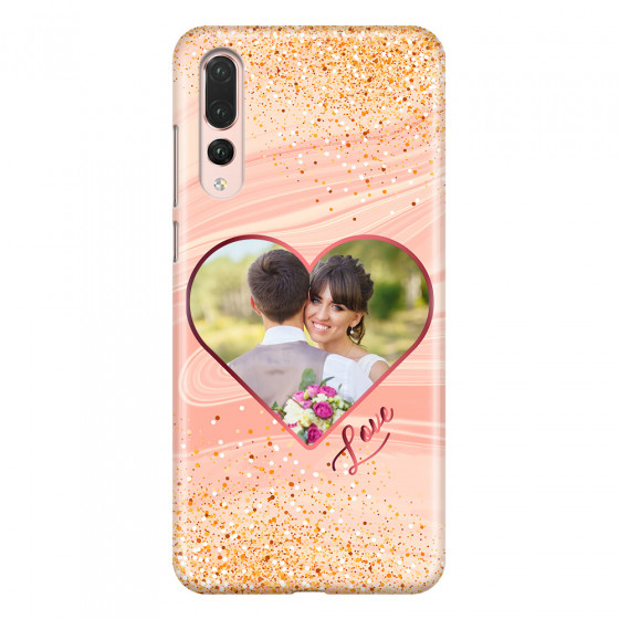 HUAWEI - P20 Pro - 3D Snap Case - Glitter Love Heart Photo