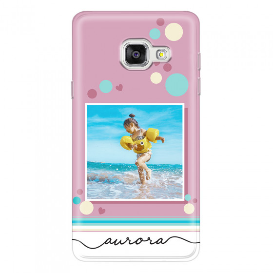 SAMSUNG - Galaxy A5 2017 - Soft Clear Case - Cute Dots Photo Case