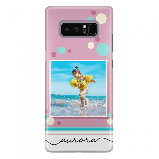 Shop by Style - Custom Photo Cases - SAMSUNG - Galaxy Note 8 - 3D Snap Case - Cute Dots Photo Case