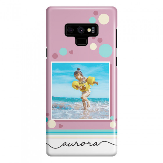 SAMSUNG - Galaxy Note 9 - 3D Snap Case - Cute Dots Photo Case