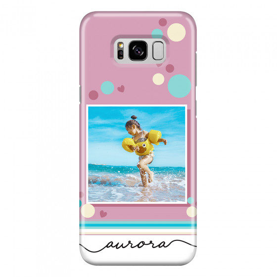 SAMSUNG - Galaxy S8 - 3D Snap Case - Cute Dots Photo Case