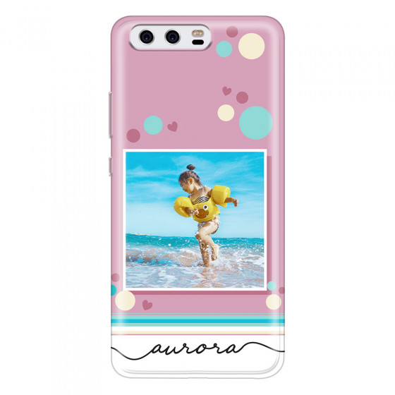HUAWEI - P10 - Soft Clear Case - Cute Dots Photo Case