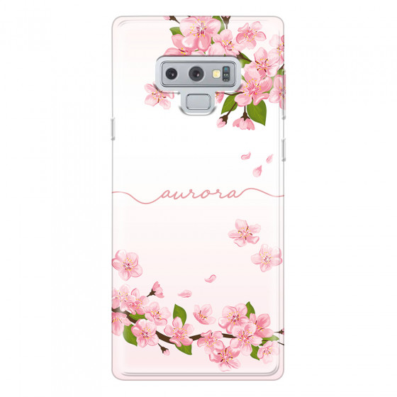 SAMSUNG - Galaxy Note 9 - Soft Clear Case - Sakura Handwritten