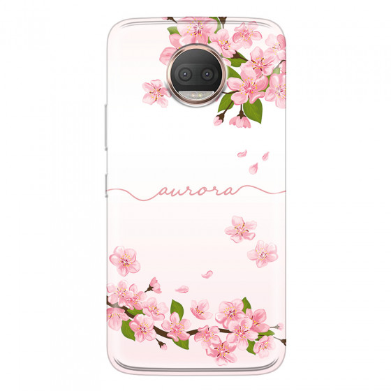 MOTOROLA by LENOVO - Moto G5s Plus - Soft Clear Case - Sakura Handwritten