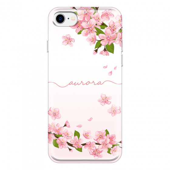 APPLE - iPhone 7 - Soft Clear Case - Sakura Handwritten