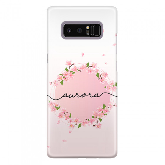 Shop by Style - Custom Photo Cases - SAMSUNG - Galaxy Note 8 - 3D Snap Case - Sakura Handwritten Circle