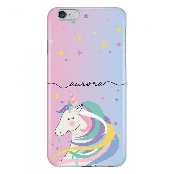 APPLE - iPhone 6S - 3D Snap Case - Pink Unicorn Handwritten