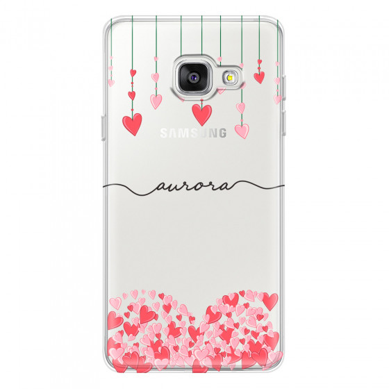 SAMSUNG - Galaxy A3 2017 - Soft Clear Case - Love Hearts Strings