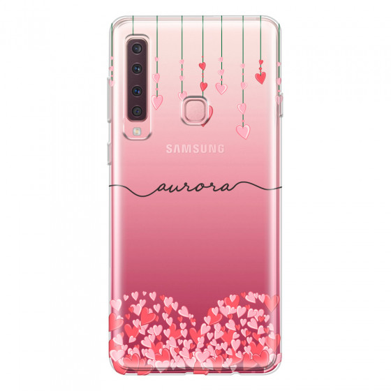 SAMSUNG - Galaxy A9 2018 - Soft Clear Case - Love Hearts Strings