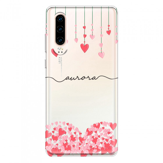 HUAWEI - P30 - Soft Clear Case - Love Hearts Strings
