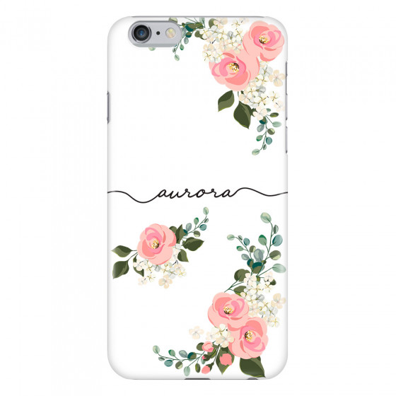 APPLE - iPhone 6S - 3D Snap Case - Pink Floral Handwritten
