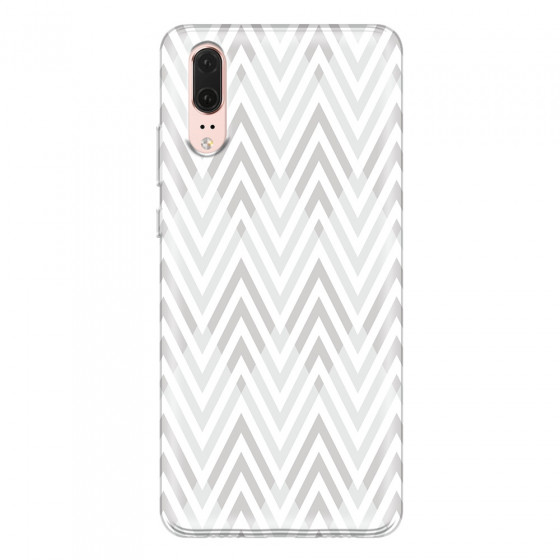 HUAWEI - P20 - Soft Clear Case - Zig Zag Patterns