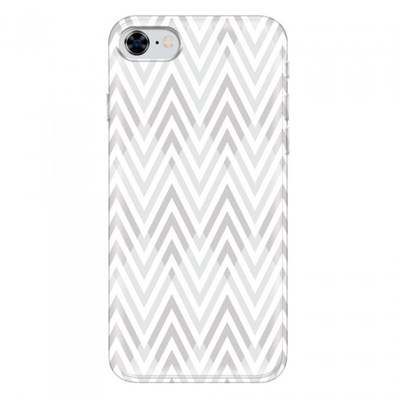 APPLE - iPhone 8 - Soft Clear Case - Zig Zag Patterns