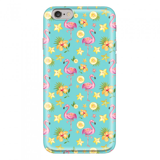 APPLE - iPhone 6S - Soft Clear Case - Tropical Flamingo I