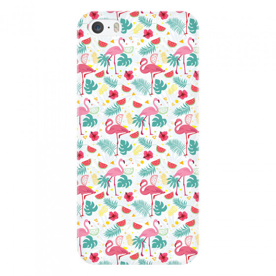APPLE - iPhone 5S - 3D Snap Case - Tropical Flamingo II