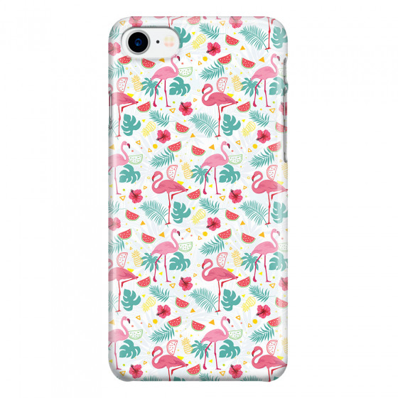 APPLE - iPhone 7 - 3D Snap Case - Tropical Flamingo II