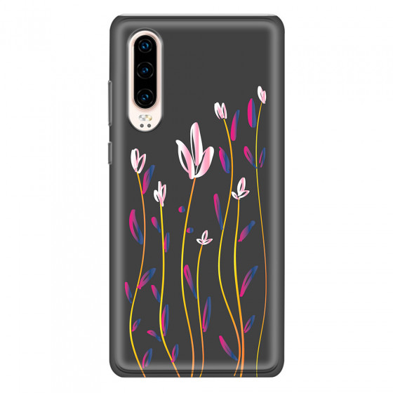 HUAWEI - P30 - Soft Clear Case - Pink Tulips