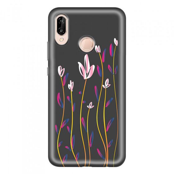 HUAWEI - P20 Lite - Soft Clear Case - Pink Tulips