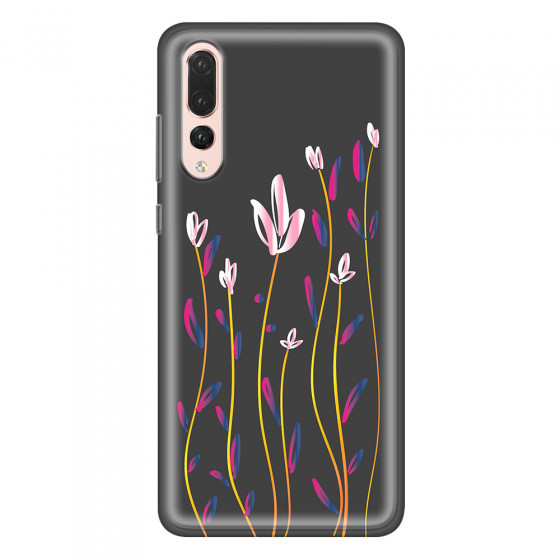 HUAWEI - P20 Pro - Soft Clear Case - Pink Tulips
