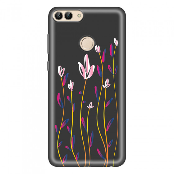 HUAWEI - P Smart 2018 - Soft Clear Case - Pink Tulips