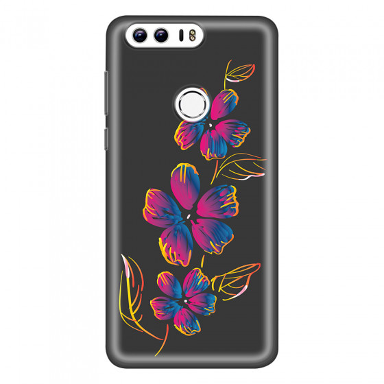 HONOR - Honor 8 - Soft Clear Case - Spring Flowers In The Dark