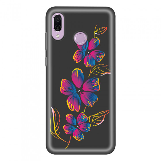 HONOR - Honor Play - Soft Clear Case - Spring Flowers In The Dark