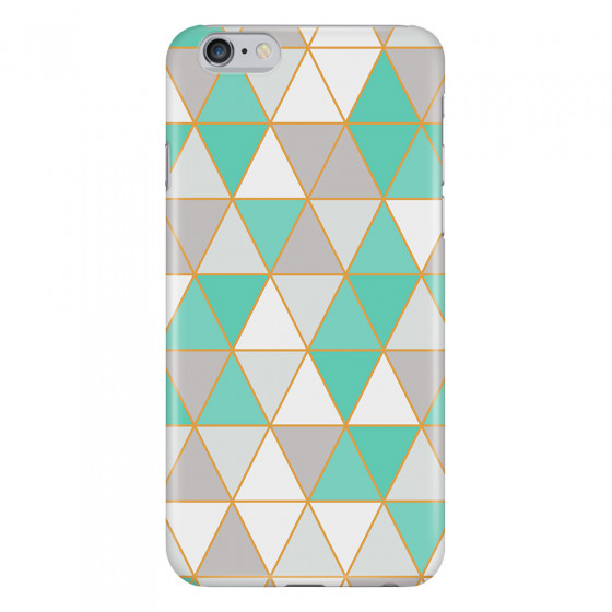 APPLE - iPhone 6S - 3D Snap Case - Green Triangle Pattern