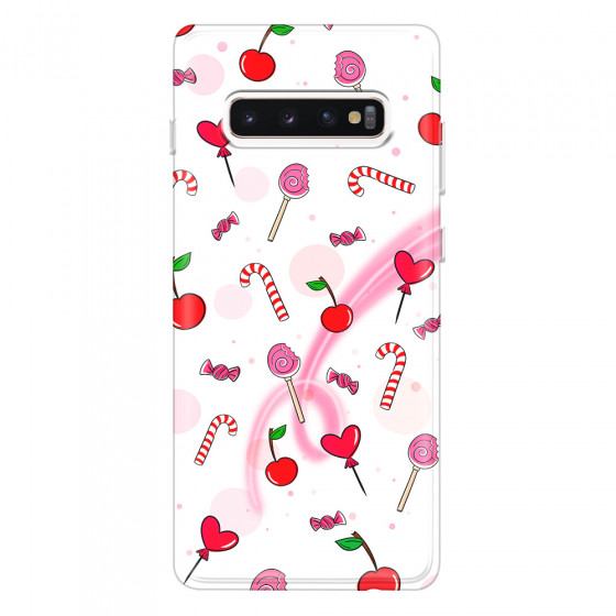 SAMSUNG - Galaxy S10 Plus - Soft Clear Case - Candy White