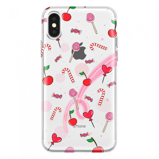 APPLE - iPhone X - Soft Clear Case - Candy Clear