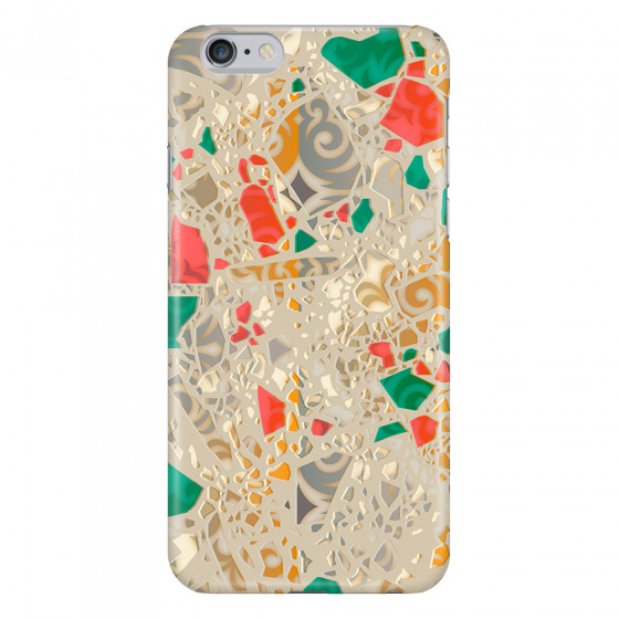 APPLE - iPhone 6S Plus - 3D Snap Case - Terrazzo Design Gold