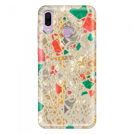 HONOR - Honor Play - Soft Clear Case - Terrazzo Design Gold