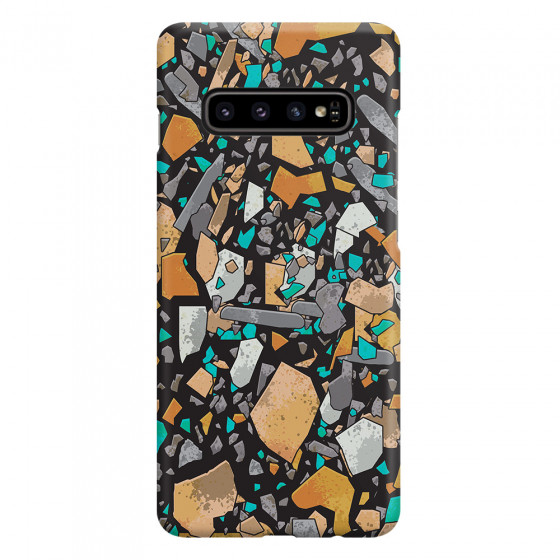 SAMSUNG - Galaxy S10 - 3D Snap Case - Terrazzo Design VII