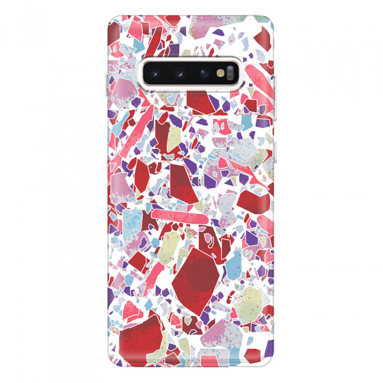 SAMSUNG - Galaxy S10 Plus - Soft Clear Case - Terrazzo Design VI