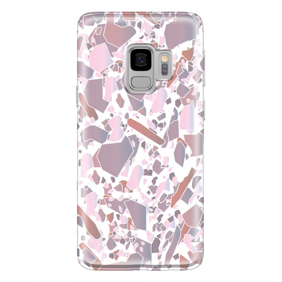 SAMSUNG - Galaxy S9 - Soft Clear Case - Terrazzo Design V